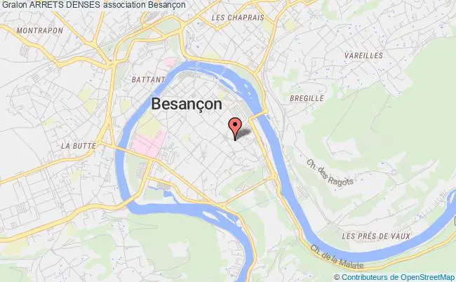 plan association Arrets Denses Besançon