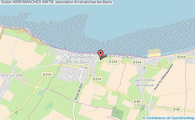 plan association Arromanches Amitie Arromanches-les-Bains