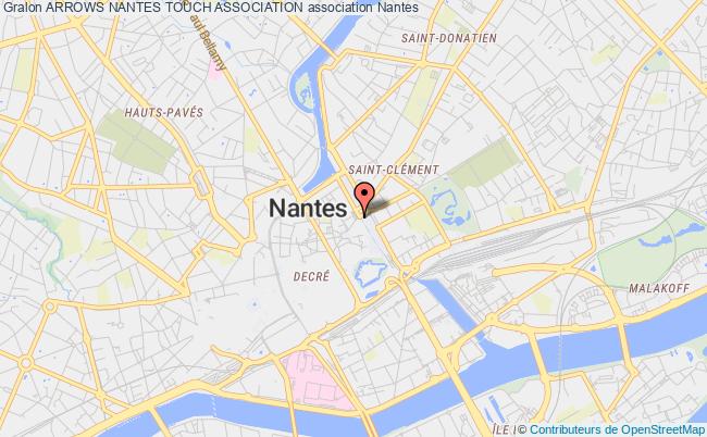 plan association Arrows Nantes Touch Association Nantes
