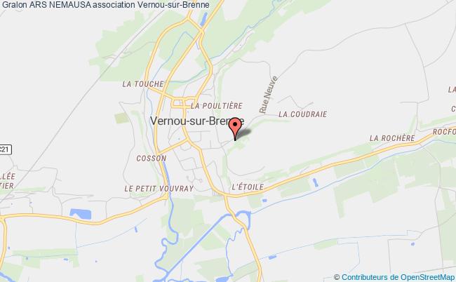 plan association Ars Nemausa Vernou-sur-Brenne