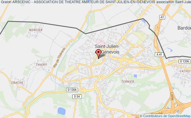 plan association Arscenic - Association De Theatre Amateur De Saint-julien-en-genevois Saint-Julien-en-Genevois