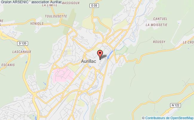 plan association Arsenic ' Aurillac