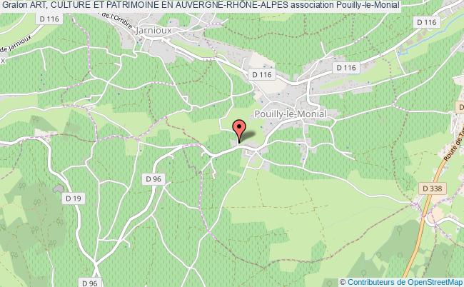plan association Art, Culture Et Patrimoine En Auvergne-rhÔne-alpes Porte des Pierres Dorées