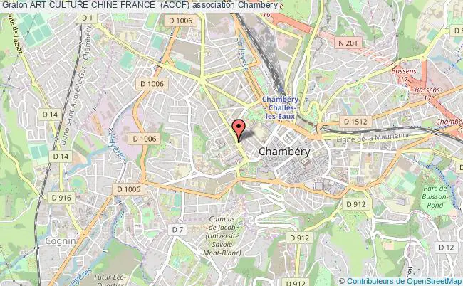 plan association Art Culture Chine France  (accf) Chambéry