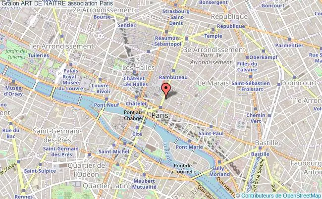 plan association Art De Naitre Paris 4e