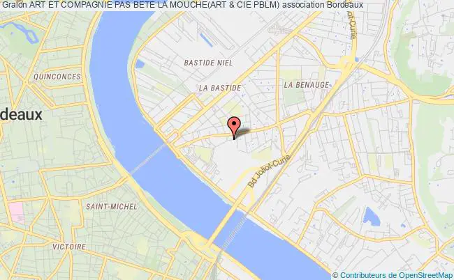 plan association Art Et Compagnie Pas Bete La Mouche(art & Cie Pblm) Bordeaux