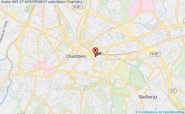 plan association Art Et Mouvement Chambéry