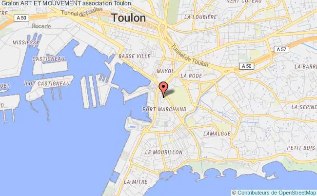 plan association Art Et Mouvement Toulon