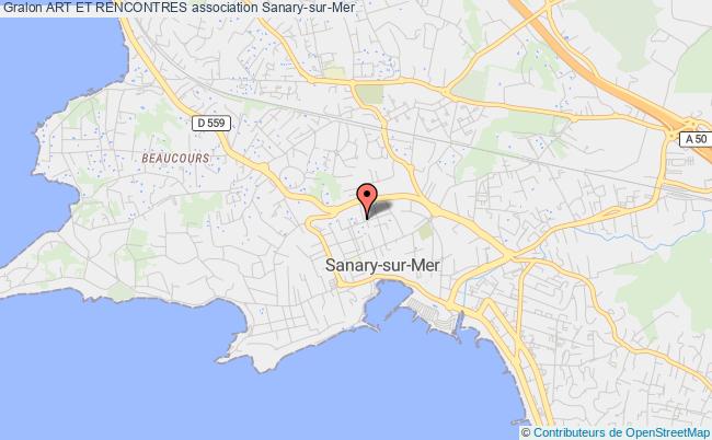 plan association Art Et Rencontres Sanary-sur-Mer