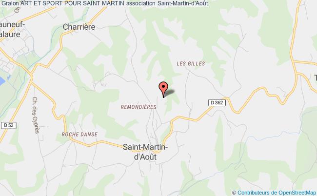 plan association Art Et Sport Pour Saint Martin Saint-Martin-d'Août