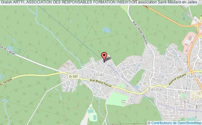plan association Art'fi, Association Des Responsables Formation Insertion Saint-Médard-en-Jalles