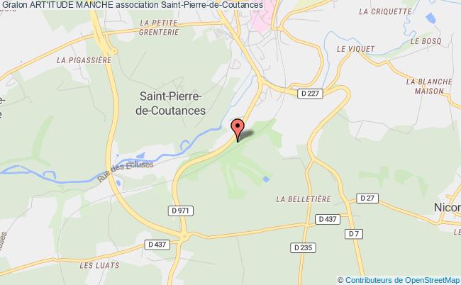 plan association Art'itude Manche Saint-Pierre-de-Coutances