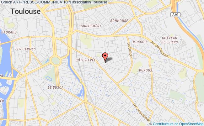 plan association Art-presse-communication Toulouse