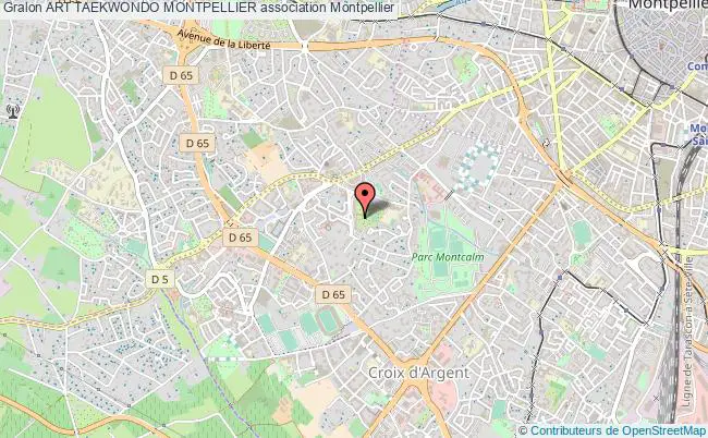 plan association Art Taekwondo Montpellier Montpellier