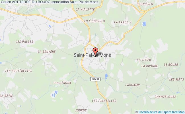 plan association Art'terre Du Bourg Saint-Pal-de-Mons