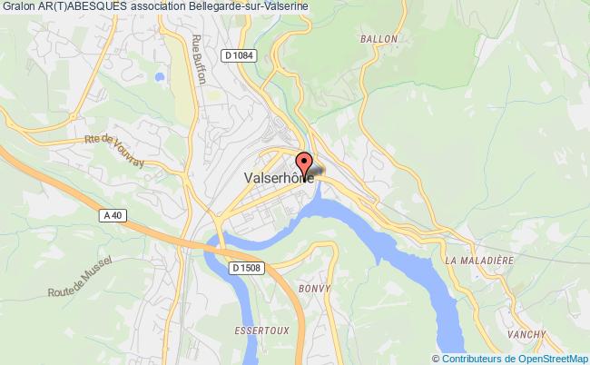 plan association Ar(t)abesques Bellegarde-sur-Valserine