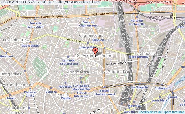 plan association Artair Dans L?ere Du C?ur (aec) Paris