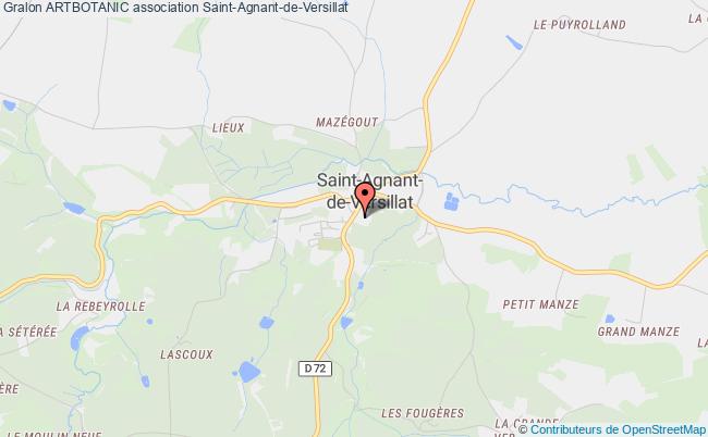 plan association Artbotanic Saint-Agnant-de-Versillat