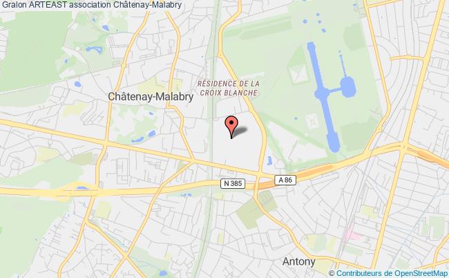 plan association Arteast Châtenay-Malabry