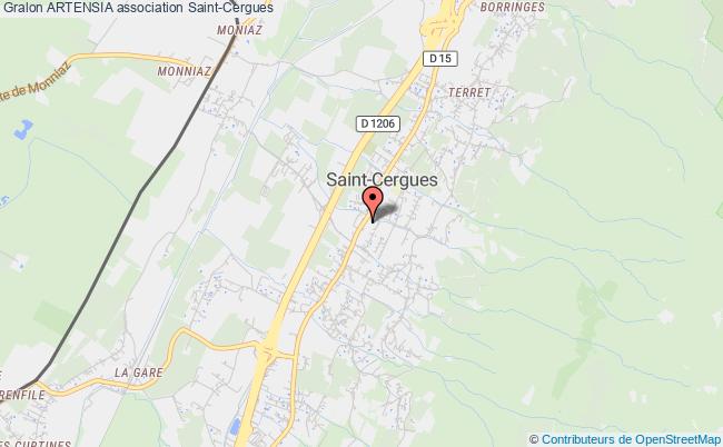 plan association Artensia Saint-Cergues