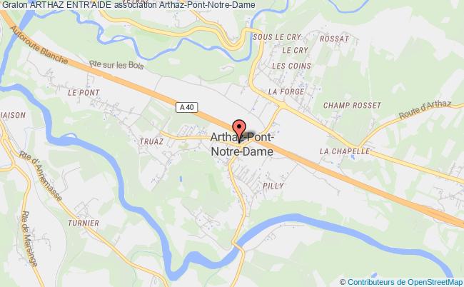 plan association Arthaz Entr'aide Arthaz-Pont-Notre-Dame