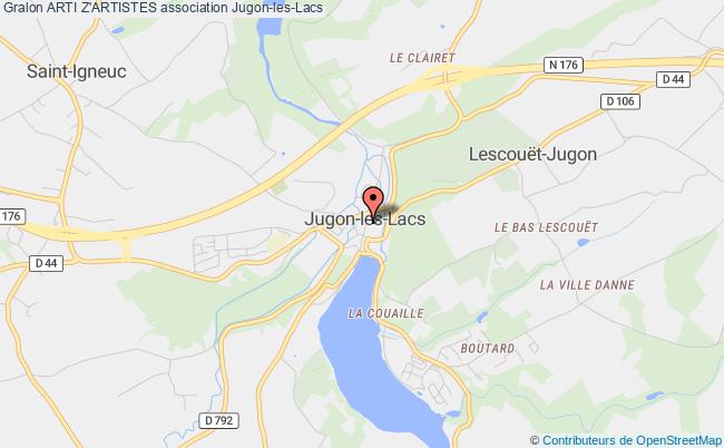 plan association Arti Z'artistes Jugon-Les-Lacs-Commune Nouvelle