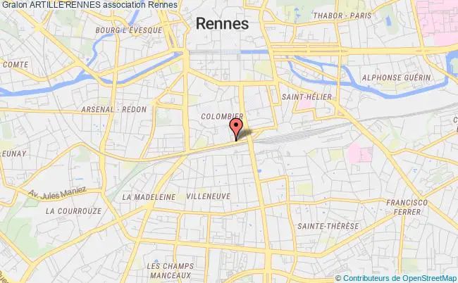 plan association Artille'rennes Rennes