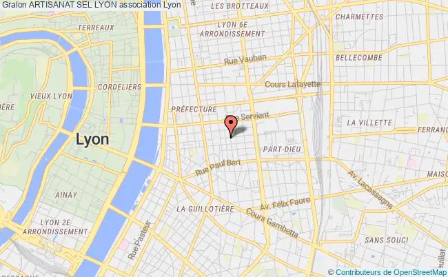 plan association Artisanat Sel Lyon Lyon 3e Arrondissement