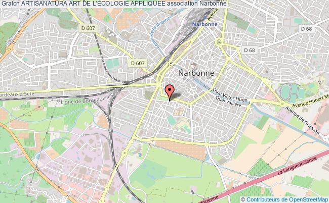 plan association Artisanatura Art De L'ecologie Appliquee Narbonne