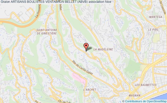 plan association Artisans Boulistes Ventabrun Bellet (abvb) Nice