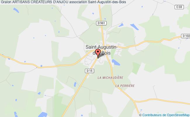 plan association Artisans CrÉateurs D'anjou Saint-Augustin-des-Bois