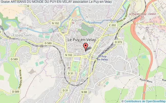 plan association Artisans Du Monde Du Puy-en-velay Le Puy-en-Velay