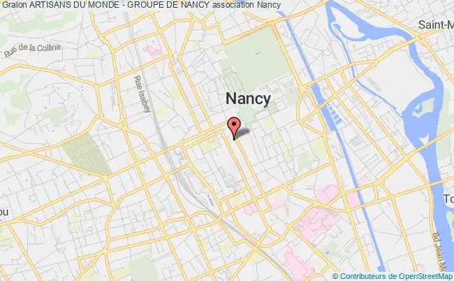 plan association Artisans Du Monde - Groupe De Nancy Nancy