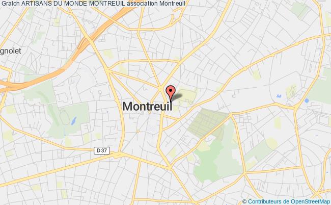 plan association Artisans Du Monde Montreuil Montreuil