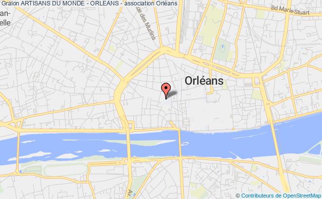plan association Artisans Du Monde - Orleans - Orléans