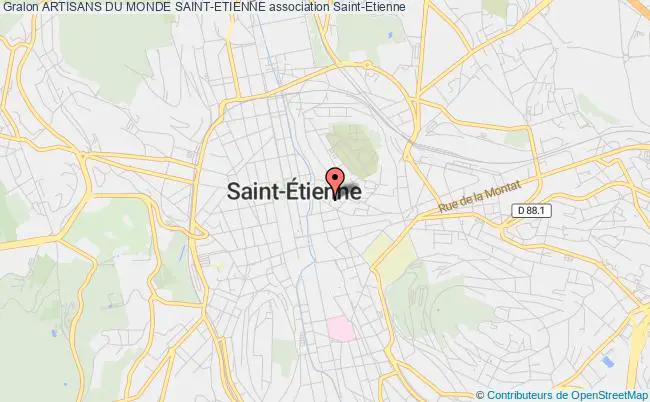 plan association Artisans Du Monde Saint-etienne Saint-Étienne