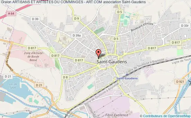 plan association Artisans Et Artistes Du Comminges - Art.com Saint-Gaudens