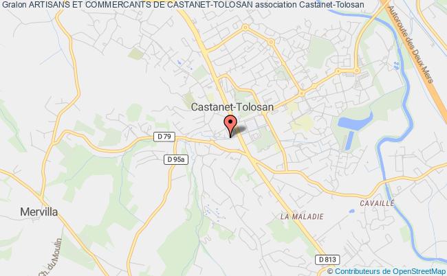 plan association Artisans Et Commercants De Castanet-tolosan Castanet-Tolosan