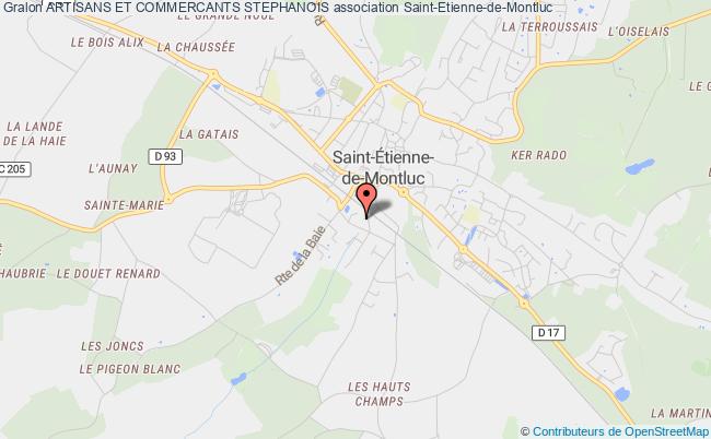 plan association Artisans Et Commercants Stephanois Saint-Étienne-de-Montluc