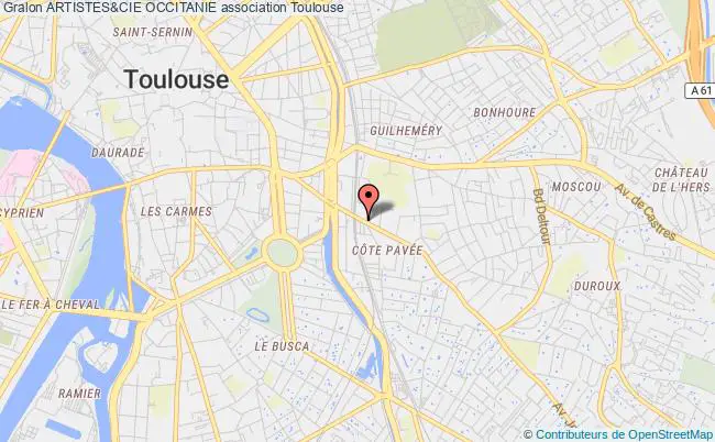 plan association Artistes&cie Occitanie Toulouse