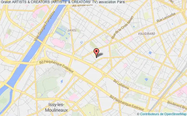 plan association Artists & Creators (artists' & Creators' Tv) Paris