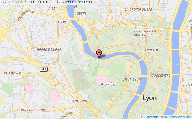 plan association Artists In Residence Lyon Lyon