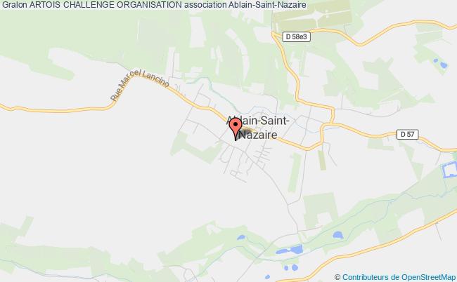 plan association Artois Challenge Organisation Ablain-Saint-Nazaire