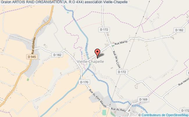 plan association Artois Raid Organisation (a. R.o 4x4) Vieille-Chapelle