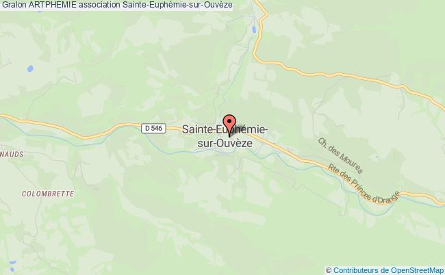 plan association Artphemie Sainte-Euphémie-sur-Ouvèze
