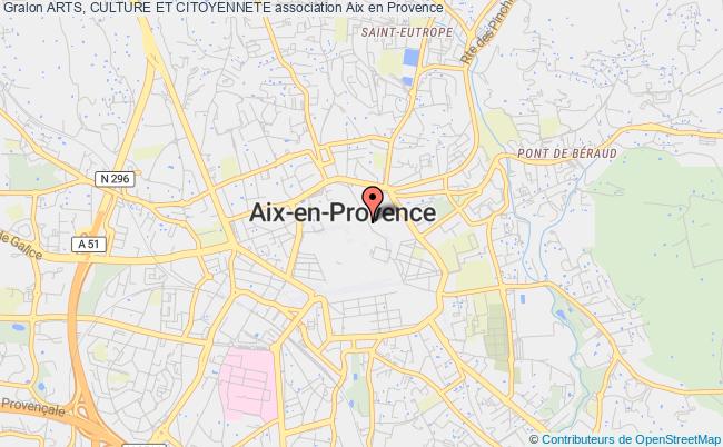 plan association Arts, Culture Et Citoyennete Aix-en-Provence