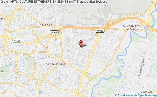 plan association Arts, Culture Et Theatre En Signes (act's) Toulouse