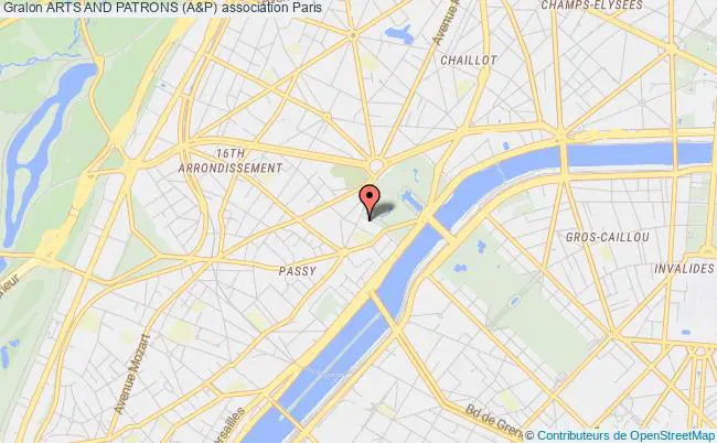 plan association Arts And Patrons (a&p) Paris