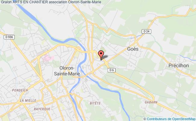 plan association Arts En Chantier Oloron-Sainte-Marie