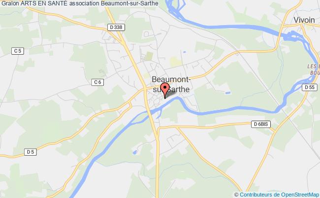 plan association Arts En SantÉ Beaumont-sur-Sarthe